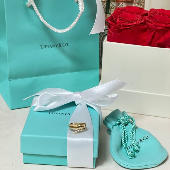 Tiffany & Co. Jewelry - Tiffany & Co. Elsa Peretti Snake Ring in Yellow Gold with Diamonds sz 4.5 $4,100